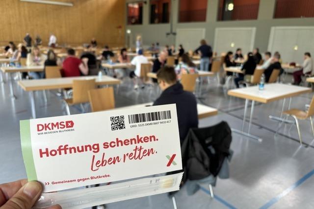 FC Bad Krozingen startet nach Tod des Ehrenvorsitzenden weitere Typisierungsaktion zur Bekmpfung von Blutkrebs