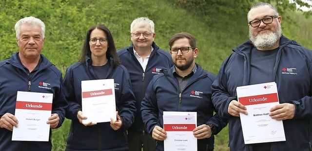 Die Geehrten (von links): Hubert Burge...r, Christian Loch und Matthias Hupfer | Foto: Sandra Decoux Die Geehrten (von links): Hubert Burge...r, Christian Loch und Matthias Hupfer | Foto: Sandra Decoux