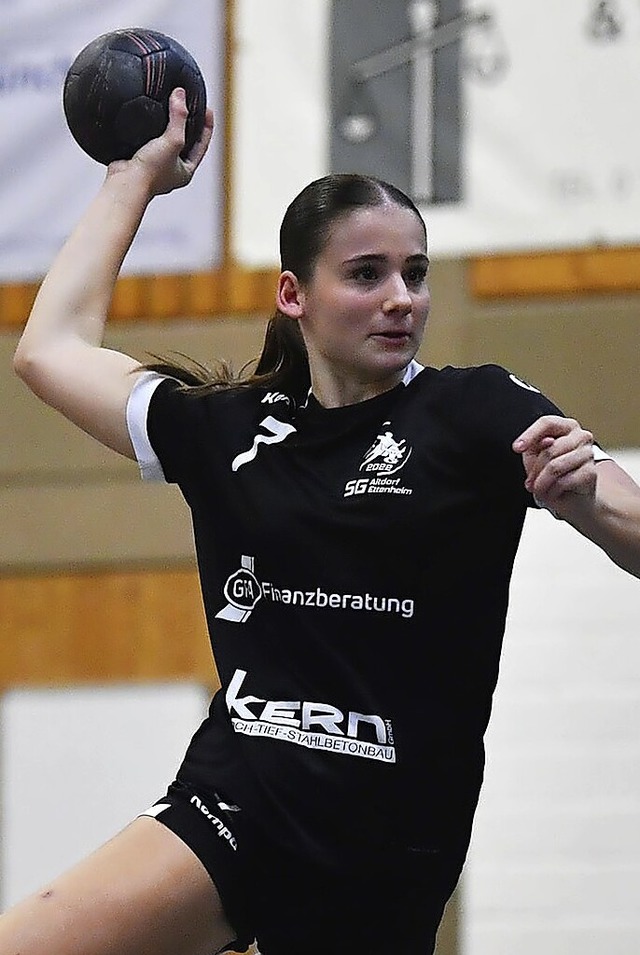 Clara Spoth und die SG Altdorf/Ettenhe...e Meisterschaft in der Landesliga Sd.  | Foto: Wolfgang Knstle