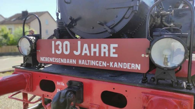Die Kandertalbahn feiert 130 Jahre  | Foto: Thomas Pfefferle