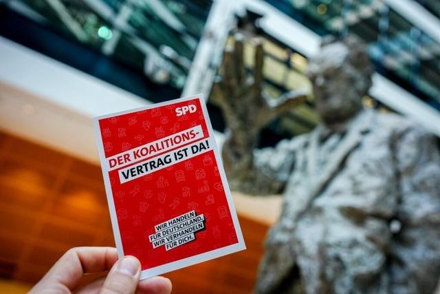 SPD-Mitglieder stimmen Koalition mit CDU und CSU zu