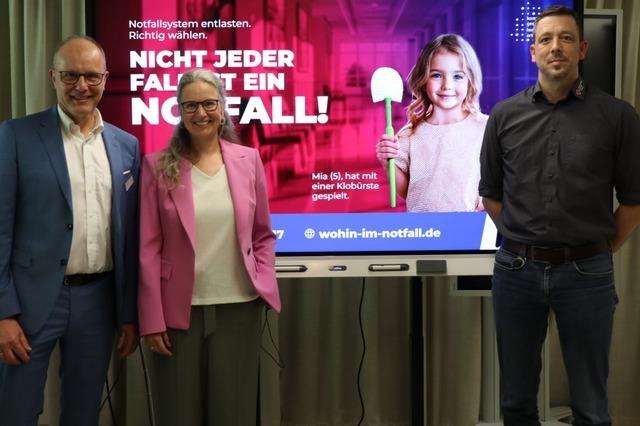 Mit dieser Kampagne sollen die Notaufnahmen der Krankenhuser im Ortenaukreis entlastet werden