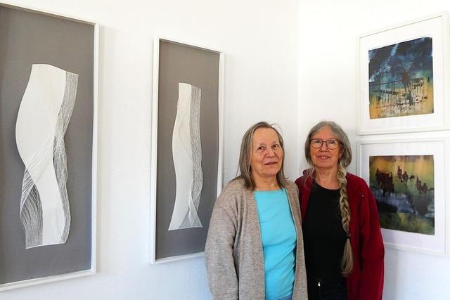 Farbe trifft in der Galerie am Tor in Emmendignen auf Filigranes