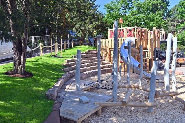 Am Montag erffnet der umgestaltete Colombipark mit dem Rmerspielplatz Colombini