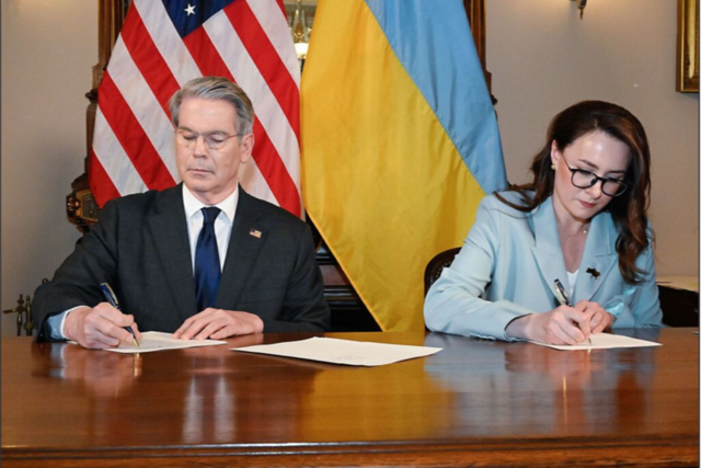 USA und Ukraine einigen sich auf Rohstoffabkommen