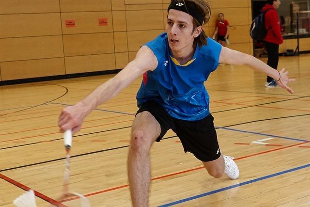 Badmintinspieler Mark Obermeier aus Eimeldingen gewinnt DM-Bronze