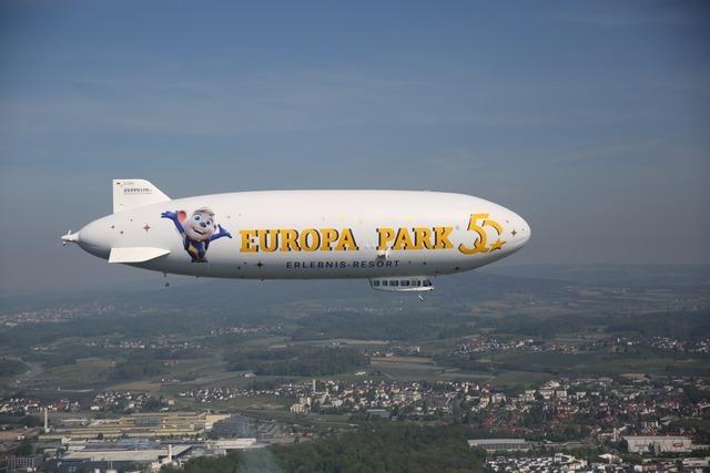 Der neue Europa-Park-Zeppelin zieht bald seine Kreise über Südbaden Der neue Europa-Park-Zeppelin zieht bald seine Kreise über Südbaden