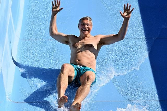 Der Saisonauftakt im Freiburger Strandbad war vielversprechend
