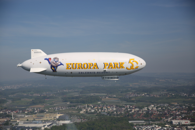 Der neue Europa-Park-Zeppelin zieht bald seine Kreise ber Sdbaden