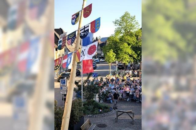 Die festlichen Tage mit den franzsischen Freunden haben in Herbolzheim begonnen