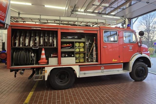 Digitiale Technik und ein neues Lschfahrzeug fr die Feuerwehr in Herrischried