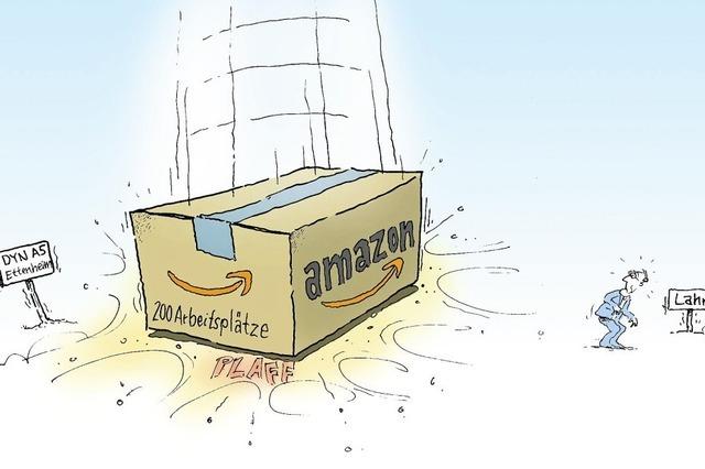 Das Paket ist eingetroffen.