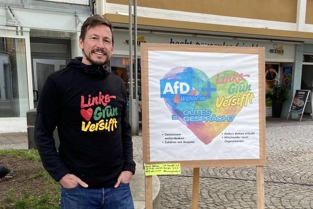 Christian Fazekas  aus Ettenheim will  in Lahr Demokratie-Brcken bauen