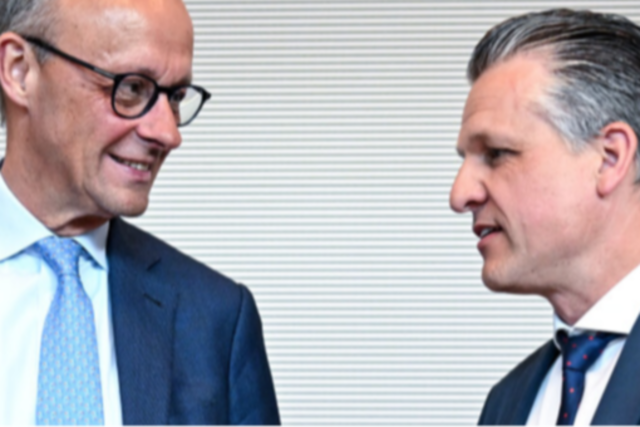 Als Thorsten Frei in Bad Sckingen die Post austrug