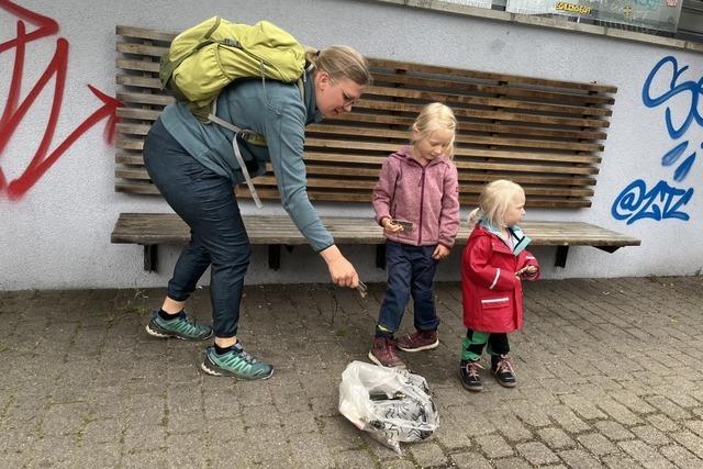 Gro und Klein beteiligen sich am CleanUp-Aktionstag in Kirchzarten