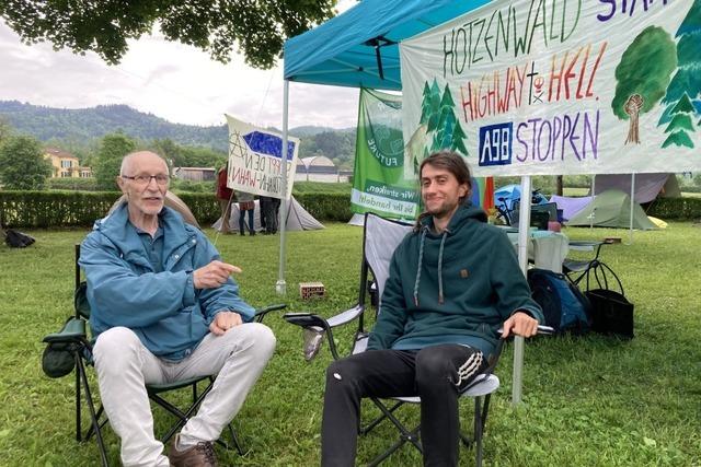 Fridays for Future protestiert in Wehr-Brennet gegen den Bau der A98
