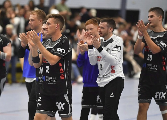 So wir hier nach dem Derby beim TuS  A...zum Saisonschluss noch einmal jubeln.   | Foto: Wolfgang Knstle