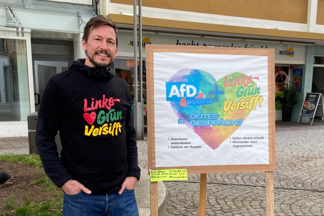 Alternative zur Alternative - Ein Mann aus Ettenheim will in Lahr Demokratie-Brcken bauen