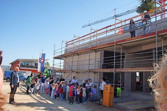 Ein Sozialcampus entsteht: Das Richtfest fr das Groprojekt Q1 in Rheinhausen wurde gefeiert