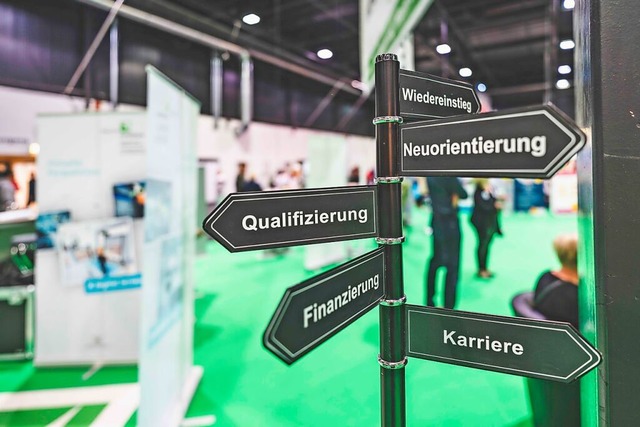 Wie soll es nach der Schule weitergehe...messe Offenburg Antworten finden kann.  | Foto: Marko Scheerschmidt, Messe Offenburg-Ortenau GmbH