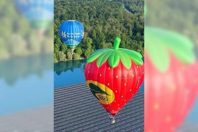 Ballonpilot  widerspricht Bericht:  Keine Notlandung beim Baggersee   in Niederschopfheim