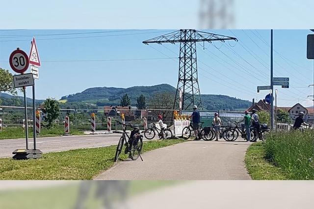 IG Velo beklagt fehlende Radwege-Beschilderungen zur Umgehung der Baustelle B34 neu in Wyhlen