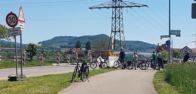 Fehlende Beschilderung für die Umleitu...telle „Am Wasserkraftwerk“ | Foto: IG Velo Fehlende Beschilderung für die Umleitu...telle „Am Wasserkraftwerk“ | Foto: IG Velo
