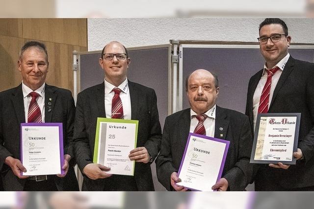 Ehrungen fr verdiente Mitglieder
