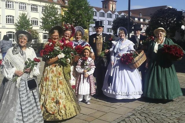 Am Samstag warten 2500 Rosen auf Stadtbesucher