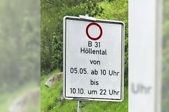 Hllental nicht fr Monate gesperrt