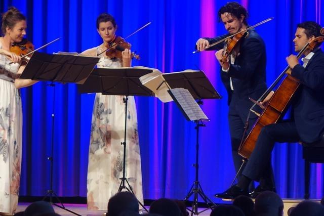 Das Aris Quartett beeindruckt mit Einheit und Harmonie im Bad Sckinger Kursaal