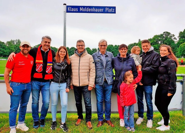 In Erinnerung an den Verstorbenen gibt...ldenhauer-Platz beim FC Bad Krozingen. | Foto: FC Bad Krozingen In Erinnerung an den Verstorbenen gibt...ldenhauer-Platz beim FC Bad Krozingen. | Foto: FC Bad Krozingen