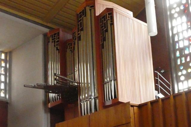 Die schimmelgefhrdete Orgel aus einer gschlossenen Lrracher Kirche spielt jetzt in Weil am Rhein