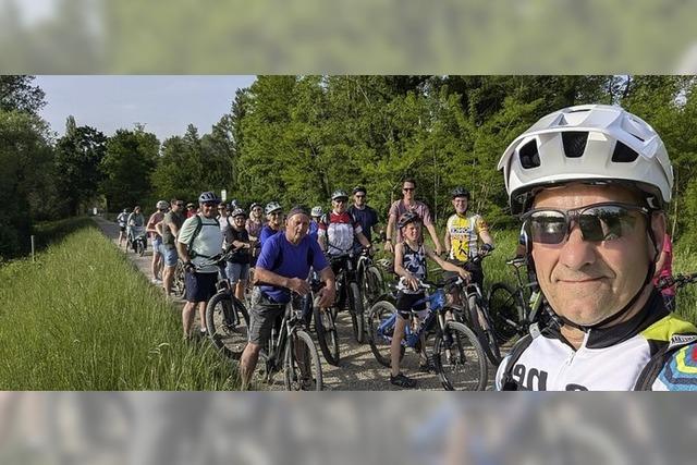 Gemeinsame Radtour beim Stadtradeln
