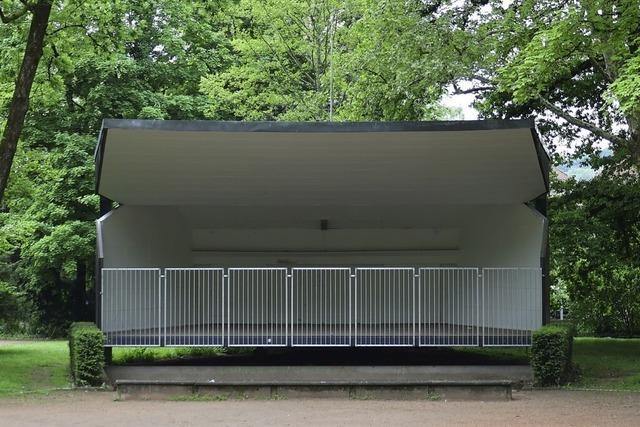 Wie könnte die Konzertmuschel im Lörracher Rosenfelspark wieder stärker genutzt werden?