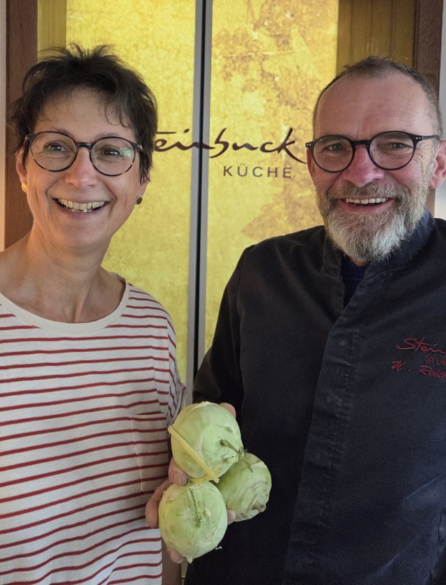 Uwe und Doris Reichmann vom Landgasth...Stube" in Vogtsburg-Bischoffingen | Foto: Jennifer Sehm Uwe und Doris Reichmann vom Landgasth...Stube" in Vogtsburg-Bischoffingen | Foto: Jennifer Sehm