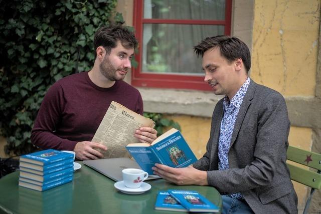 Jakob Stckeler und Lucas Krah aus Freiburg wollen als Dichterduo "Schwups" die Bhne erobern