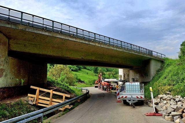 Wie luft die Sanierung der Brcke ber die B518 bei Schopfheim-Eichen?