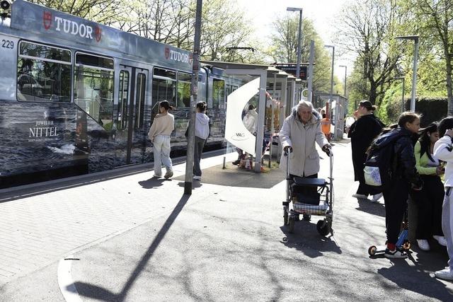Kritik am Umbau der Straenbahn-Haltestelle in Freiburg-Landwasser
