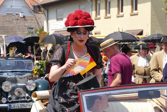 Die Markgrfler Trachtengruppe nimmt an der ESC Opening Parade in Basel teil