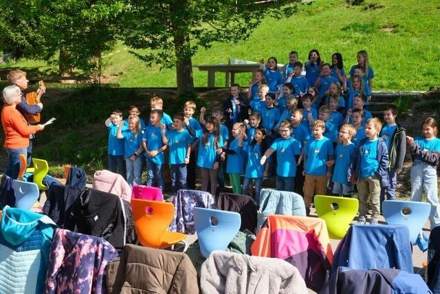Die Grundschule Malsburg-Marzell begrt ihren neuen Schulleiter Andreas Schurig mit einem Fest