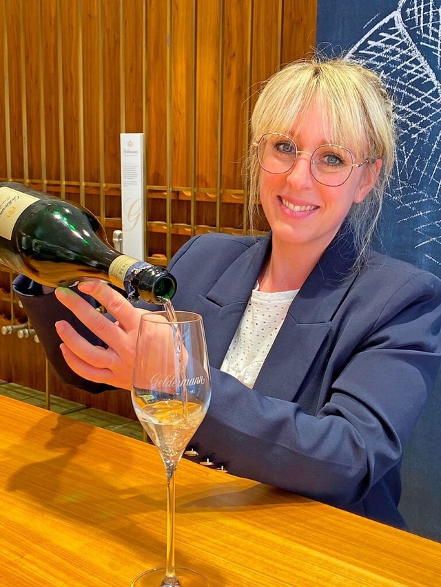 Déborah Ruffing Tabbone, neue Chef de...der Breisacher Sektkellerei Geldermann | Foto: Gerold Zink Déborah Ruffing Tabbone, neue Chef de...der Breisacher Sektkellerei Geldermann | Foto: Gerold Zink