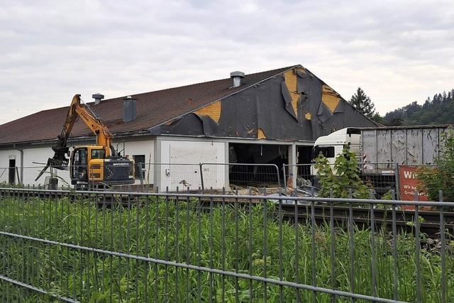 Lidl reit seine Filiale fr den geplanten Neubau ab