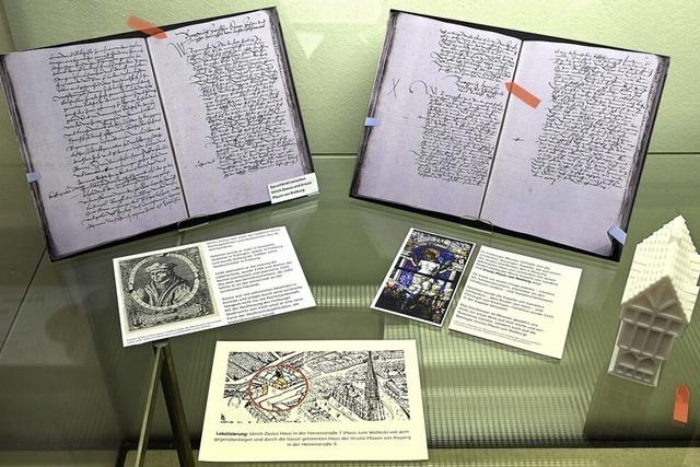 Ausstellung „Wohnen. Mieten. Streiten. Geschichte(n) aus der Nachbarschaft im 15./16. Jahrhundert“ im Uniseum Freiburg