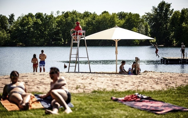 Strandgefühl bietet ab 19. Mai das Gifiz-Strandbad. | Foto: Stadt Offenburg Strandgefühl bietet ab 19. Mai das Gifiz-Strandbad. | Foto: Stadt Offenburg