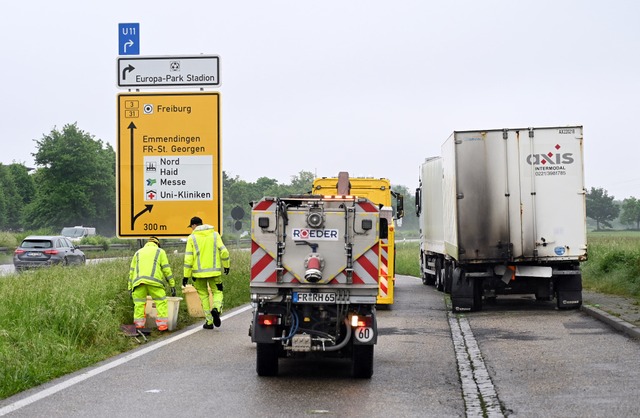 Es besteht der Verdacht, dass der Unfa... Richtung St. Georgen verwechselt hat. | Foto: Thomas Kunz Es besteht der Verdacht, dass der Unfa... Richtung St. Georgen verwechselt hat. | Foto: Thomas Kunz