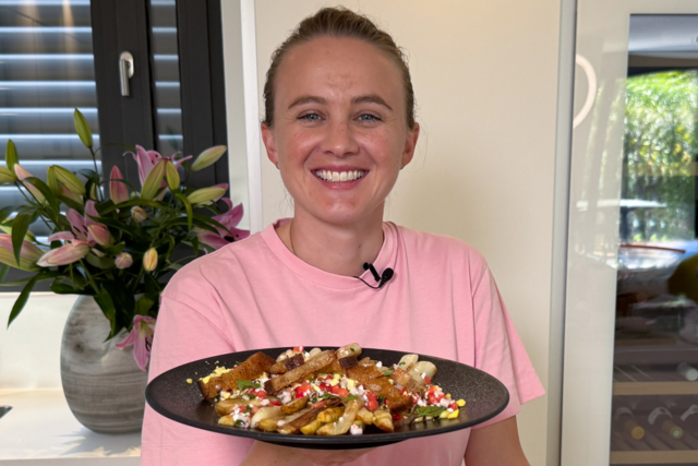 Mira Maurers Rezept-Tipp: Gebratener Spargel mit Erdbeeren