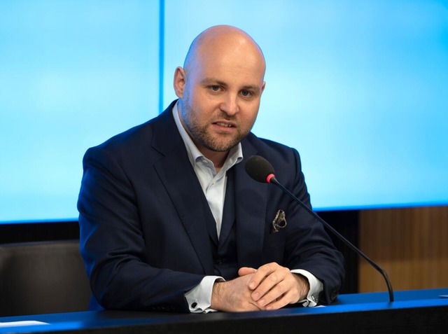 Markus Frohnmaier (AfD) auf einer Pressekonferenz | Foto: Markus Lenhardt (dpa) Markus Frohnmaier (AfD) auf einer Pressekonferenz | Foto: Markus Lenhardt (dpa)