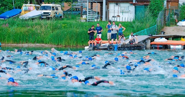 500 Meter Schwimmen, 22 Kilometer Radf...rg&#8220;. Ein Bild aus dem Jahr 2011.  | Foto: Gertrude Siefke