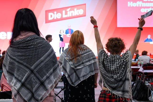 Parteitag: Nahost-Streit holt die Linke ein